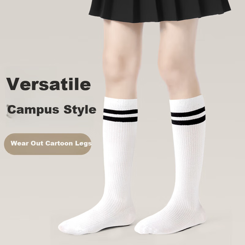 Barbie Girls' Mid-Calf Socks