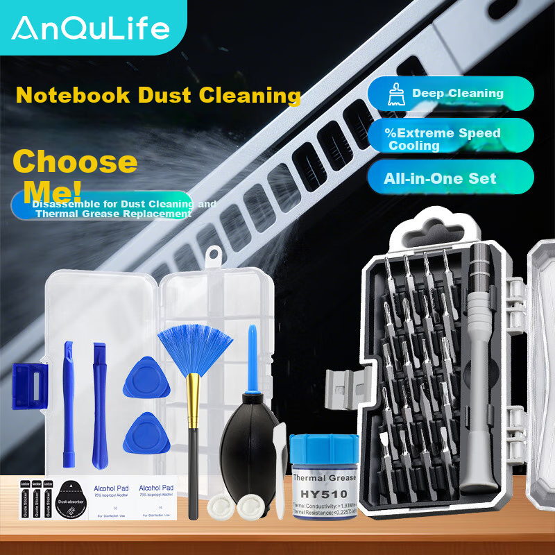 ANQULIFE Computer Dust Removal & Thermal Paste Kit