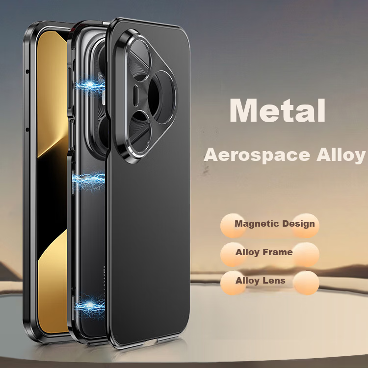 IM-CHEN Metal Magnetic Case for Huawei Pura 80 Pro