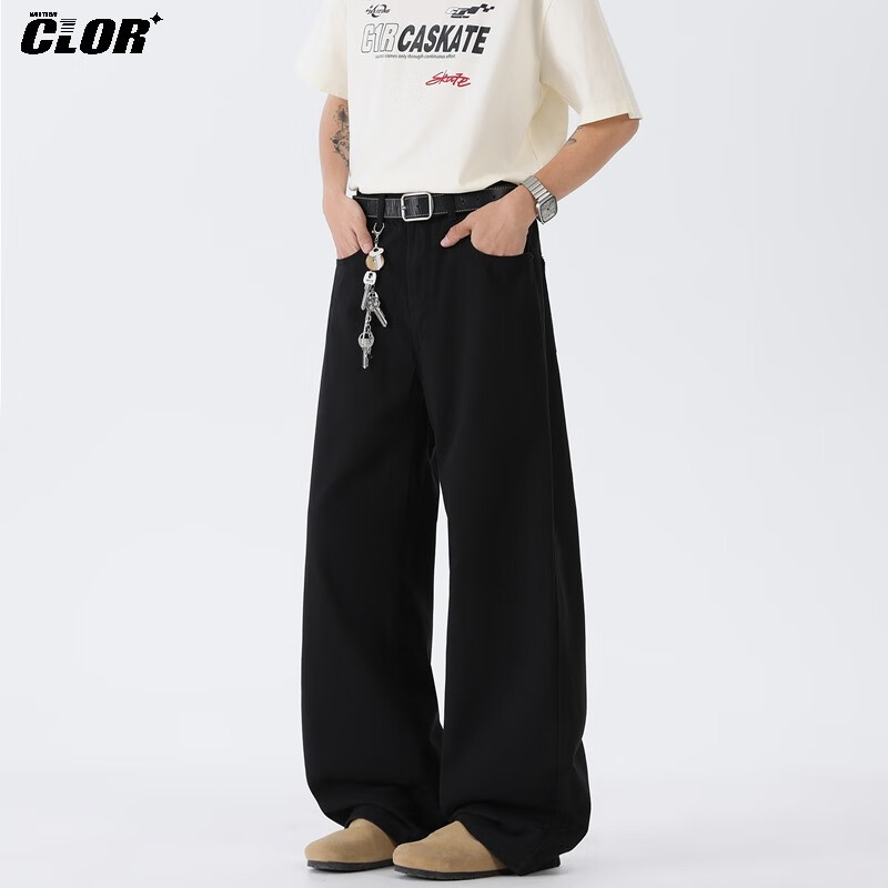CLOR Pure Cotton Straight-Leg Jeans