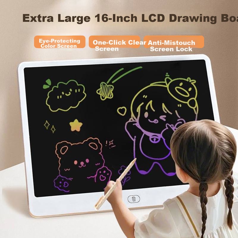 Yijan 16-Inch LCD Drawing Tablet for Kids