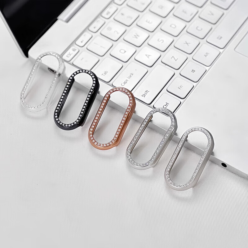 CHENSONG Diamond-Inlaid Ceramic Case for Xiaomi Mi Band 8/9/10
