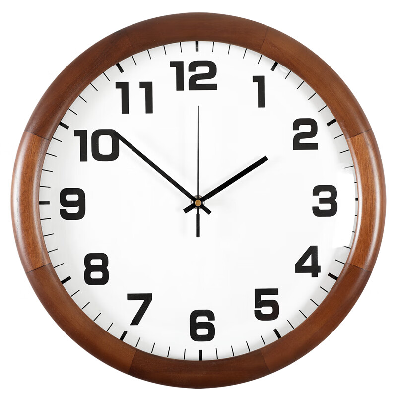 Compas Simple Modern Solid Wood Wall Clock