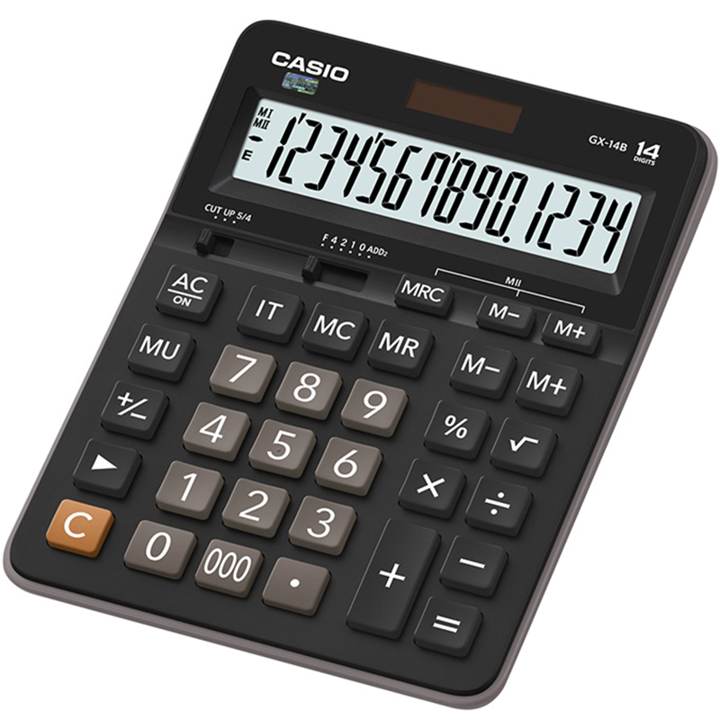 CASIO GX-14B Business Calculator - 14-Digit Display