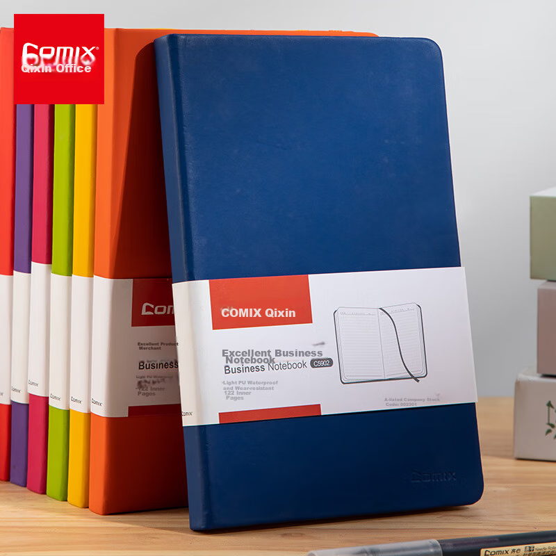 COMIX A5 Leather Notebook - Premium Business Journal