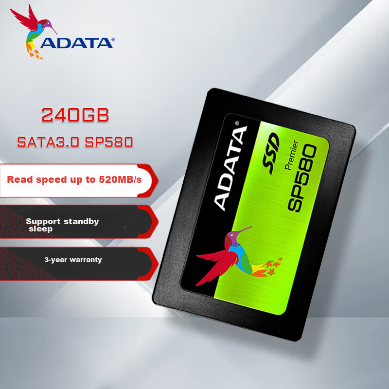 ADATA SP580 SSD 240GB - Fast SATA3.0 Solid State Drive