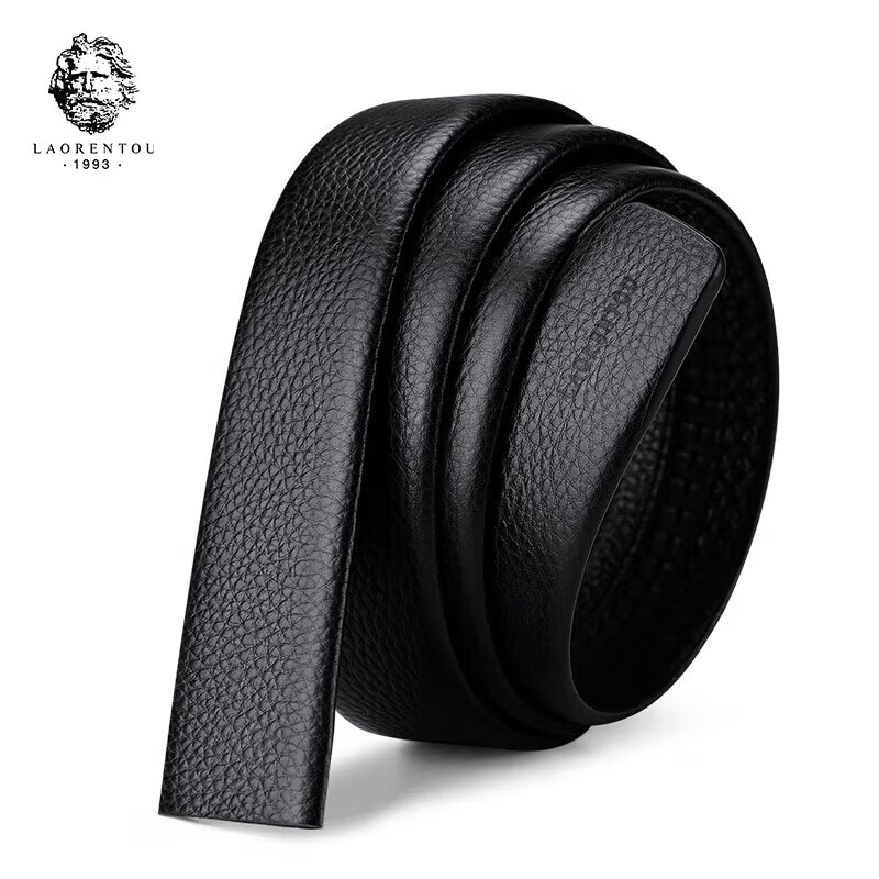 LAORENTOU Men's Genuine Leather Belt