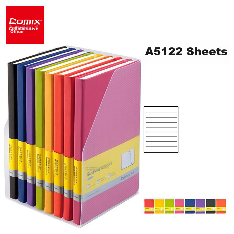 COMIX A5 Leather Notebook - Premium Business Journal