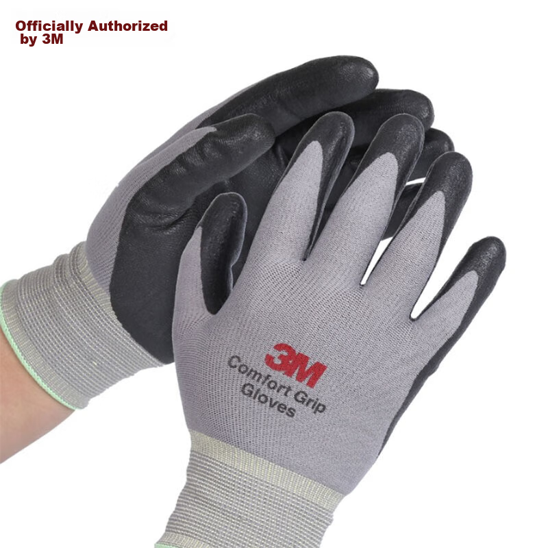 3M Gloves - Comfortable Non-Slip Nitrile Labor Protection Gloves