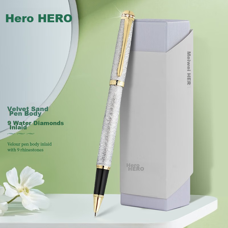 HERO Fountain Pen 1520 Black Velvet Sand Multi-Color