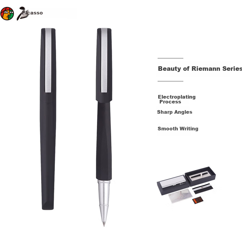 Pimio Signature Pen - Frosted Black Ballpoint Pen