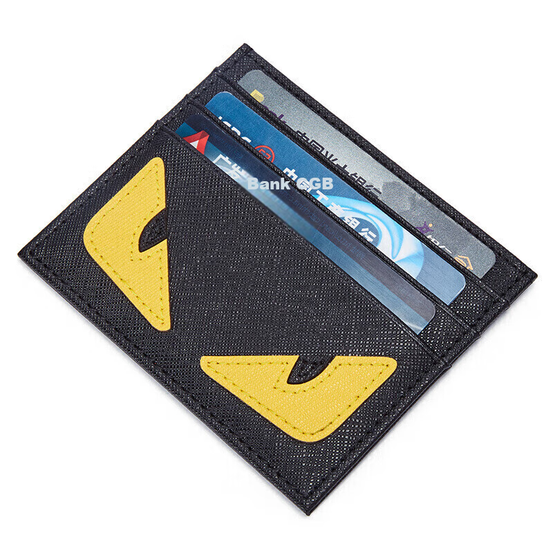 BOSTANTEN Mini Monster Card Holder - Ultra-Thin Business Card Case