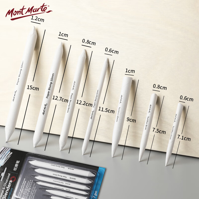 Mont Marte 7-Pack Paper Eraser Pencils