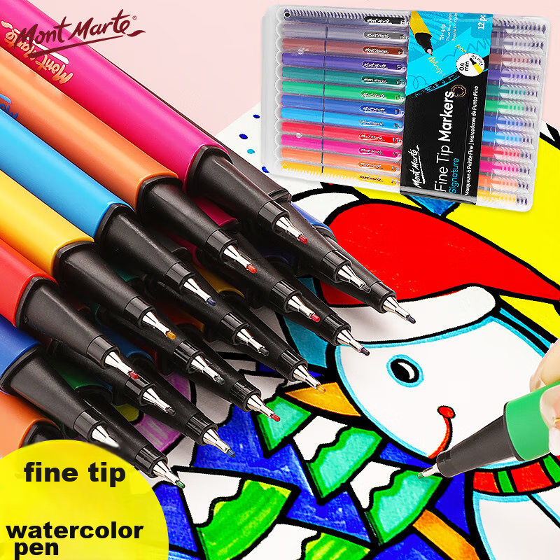 Mont Marte Watercolor Markers 12 Colors