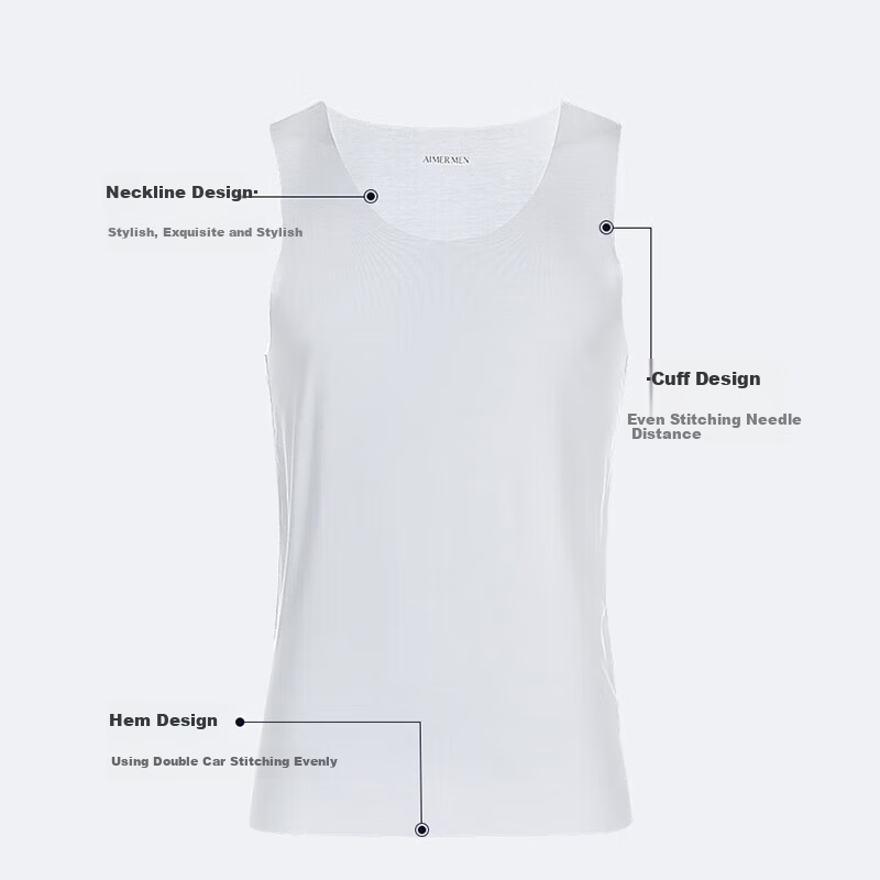 AIMER MEN Seamless Tank Top Camisole for Men