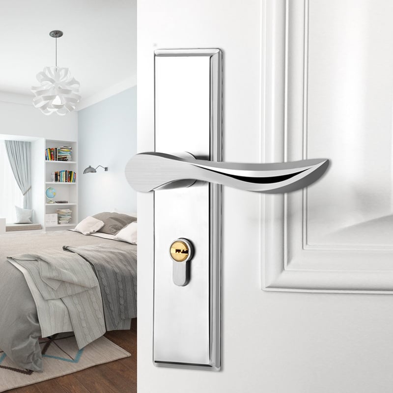 BLOSSOM Handle Lock - Quiet Brass Core Interior Door Lock