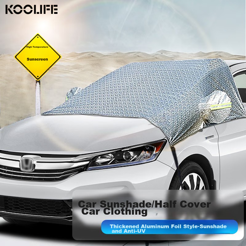 KOOLIFE Thickened 3 Window Snow Cover for Sedans & SUVs
