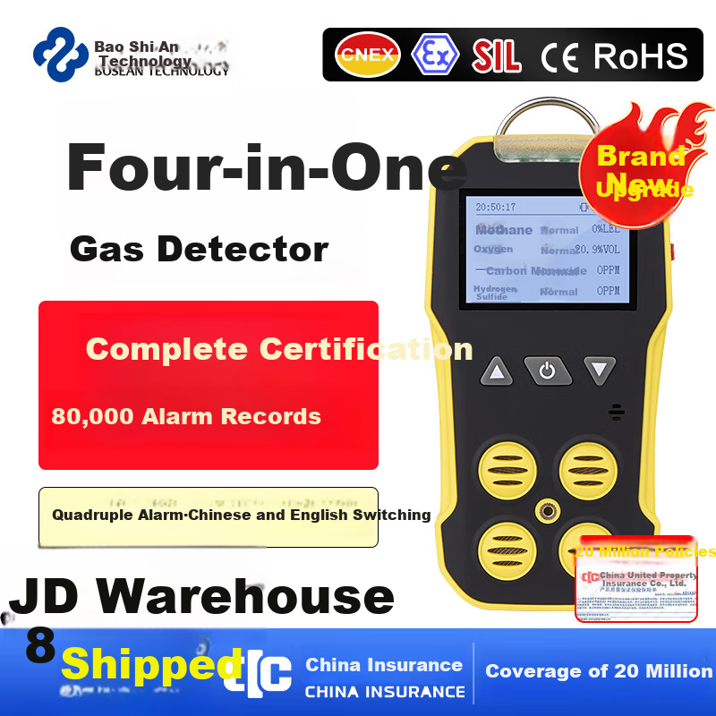 BAOSHIAN Four-In-One Gas Detector