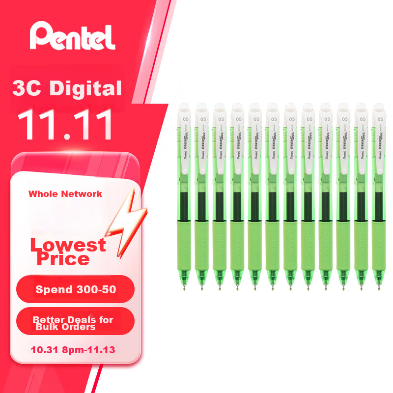 Pentel BLN105 Retractable Gel Pen - Stylish 0.5mm Writing Pen