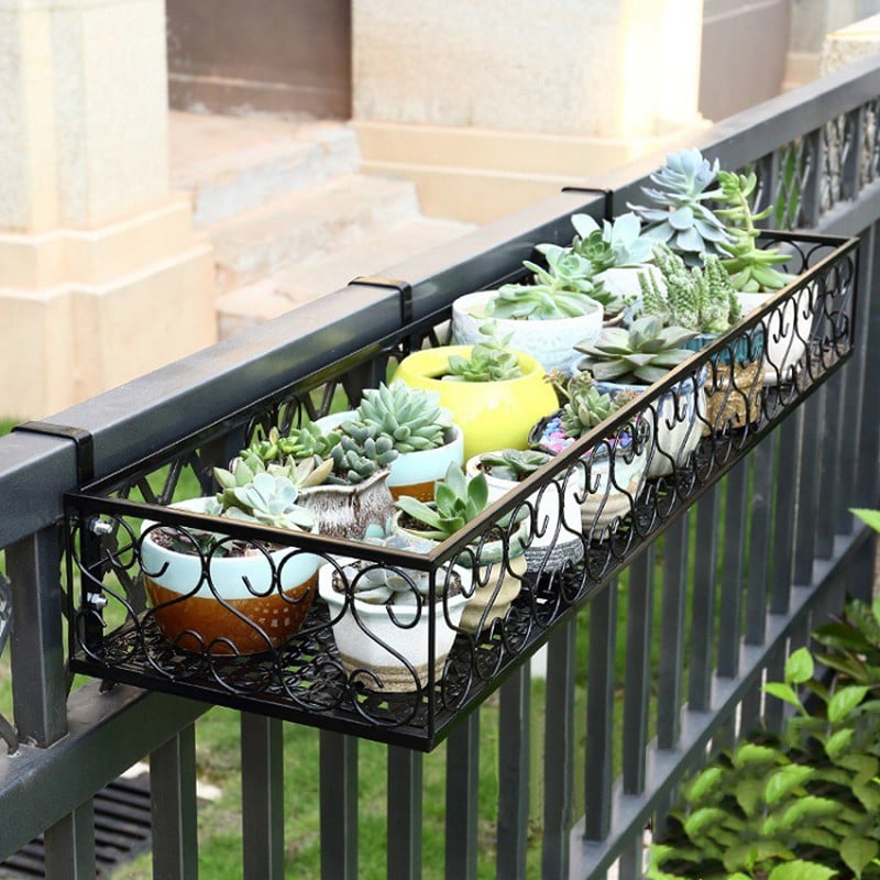 Anerya European-Style Balcony Flower Rack Planter