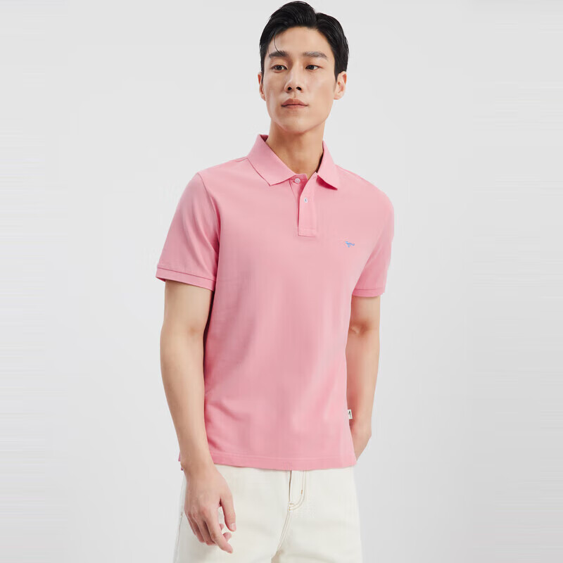 SEPTWOLVES Men's Cool-Feel Solid Color Polo T-Shirt