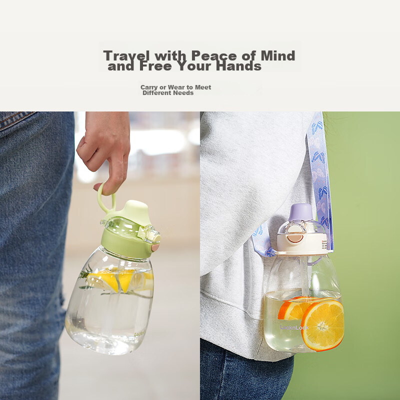 LOCK&LOCK Large Belly Straw & Direct Drinking Cup for Kids