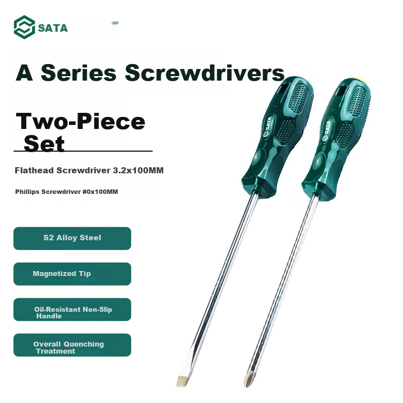 SATA A Series #0x100MM Flat and Phillips Screwdriver Set