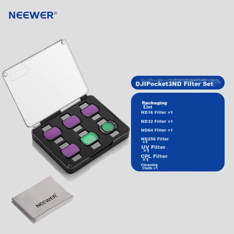 NEEWER Magnetic Filter Kit for DJI Pocket 4/3