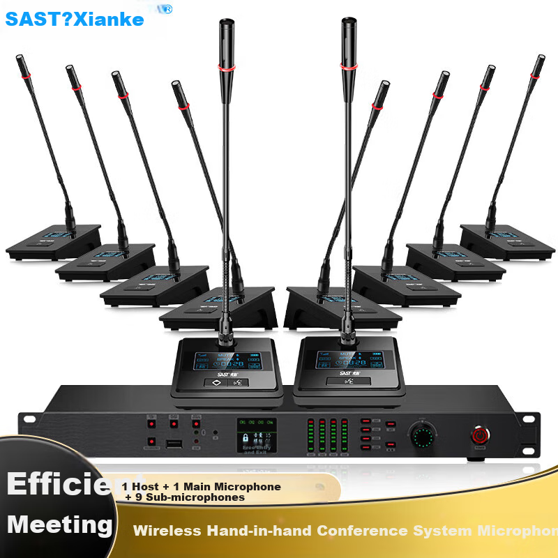 SAST OK-121 Wireless Conference Microphone with 1-8 Channels