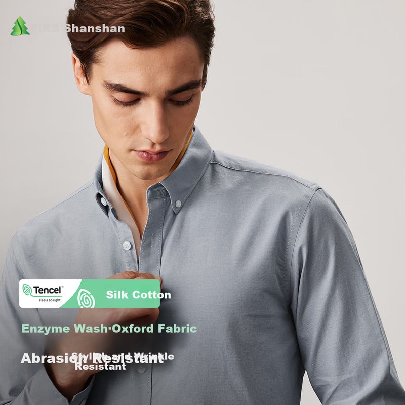 FIRS Men's Long Sleeve Oxford Shirt