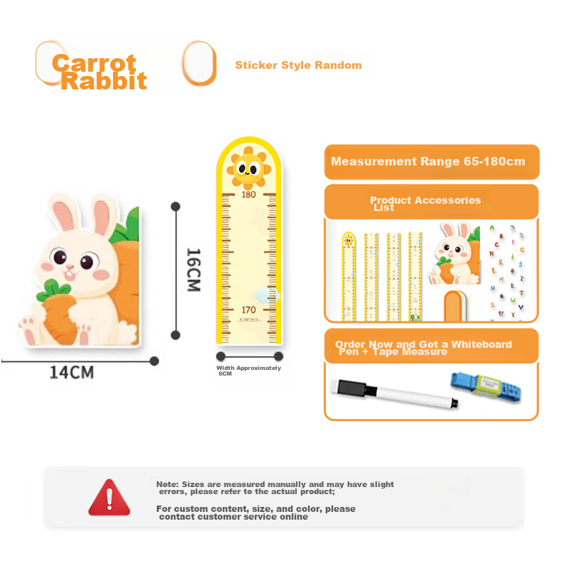 Modouyu Apple Tree Height Chart Sticker