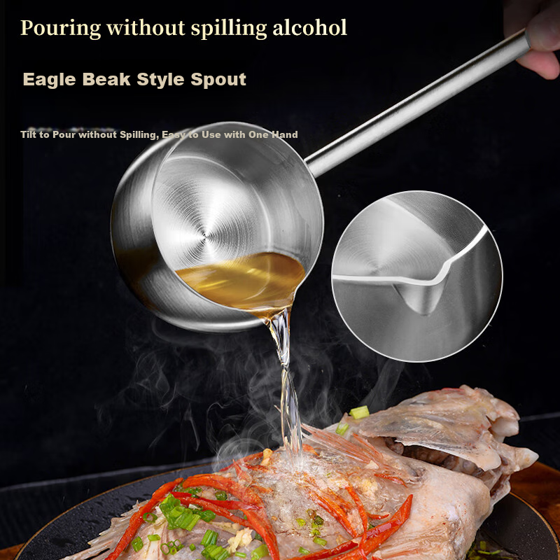 Baijie 304 Stainless Steel Oil Spreader