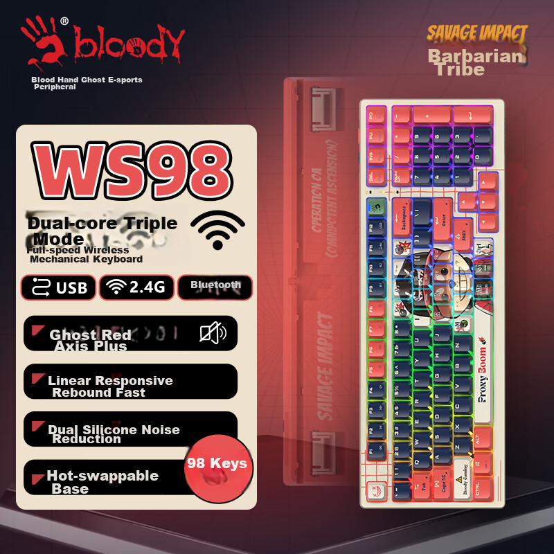 A4TECH Wild Tribe AT98 Mechanical Keyboard