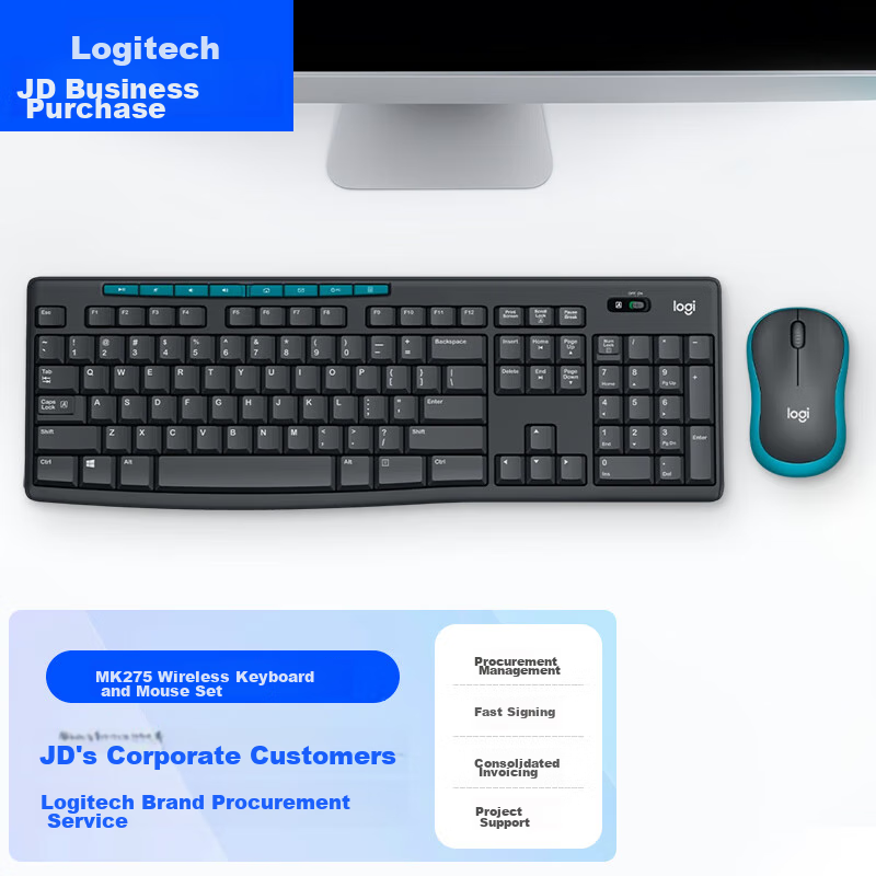 Logitech MK275 Wireless Keyboard and Mouse Combo