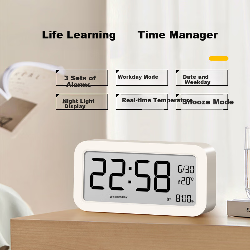 Mashi Multi-functional Alarm Clock for Kids and Students