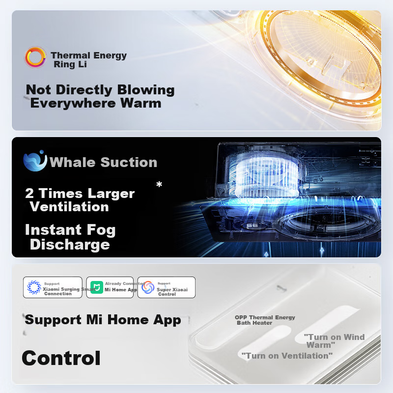 AUPU Smart Bathroom Heater Q360C