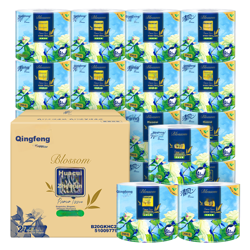 APP Li Yunrui's Choice 4-Ply Toilet Paper, 27 Rolls
