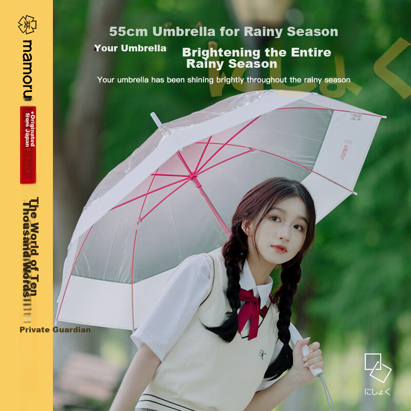 MAMORU Windproof Double Transparent Umbrella