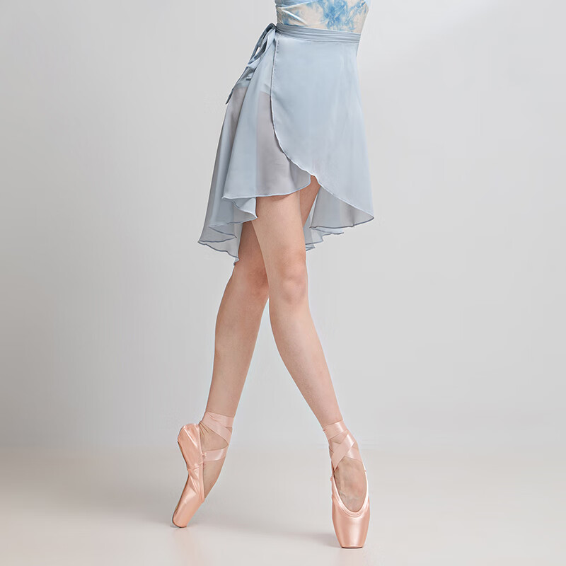Sansha Dance Chiffon Skirt - Black Ballet Practice Skirt