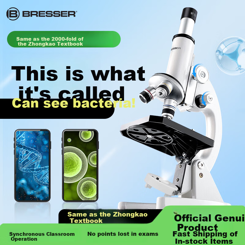 Bresser Microscope - 100 Biological Specimen Slides