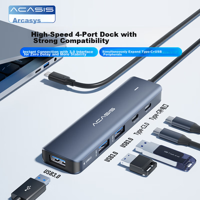 Acasis Type-C Hub 4K Display & PD Charging