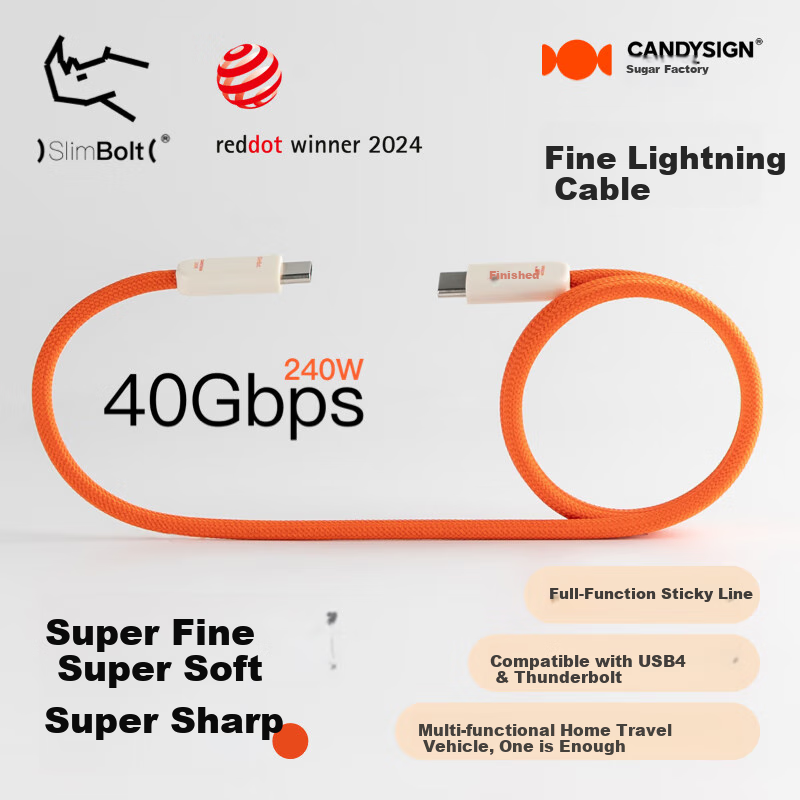 CANDYSIGN Thunderbolt 4 Data Cable