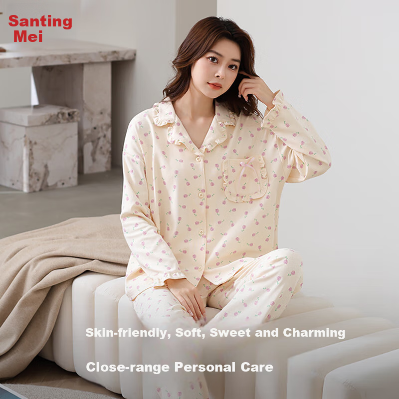 GRACEWELL Women's Cotton Pajama Set