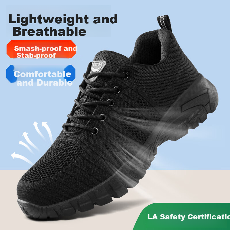 JUNBU Steel Toe Safety Shoes for Men
