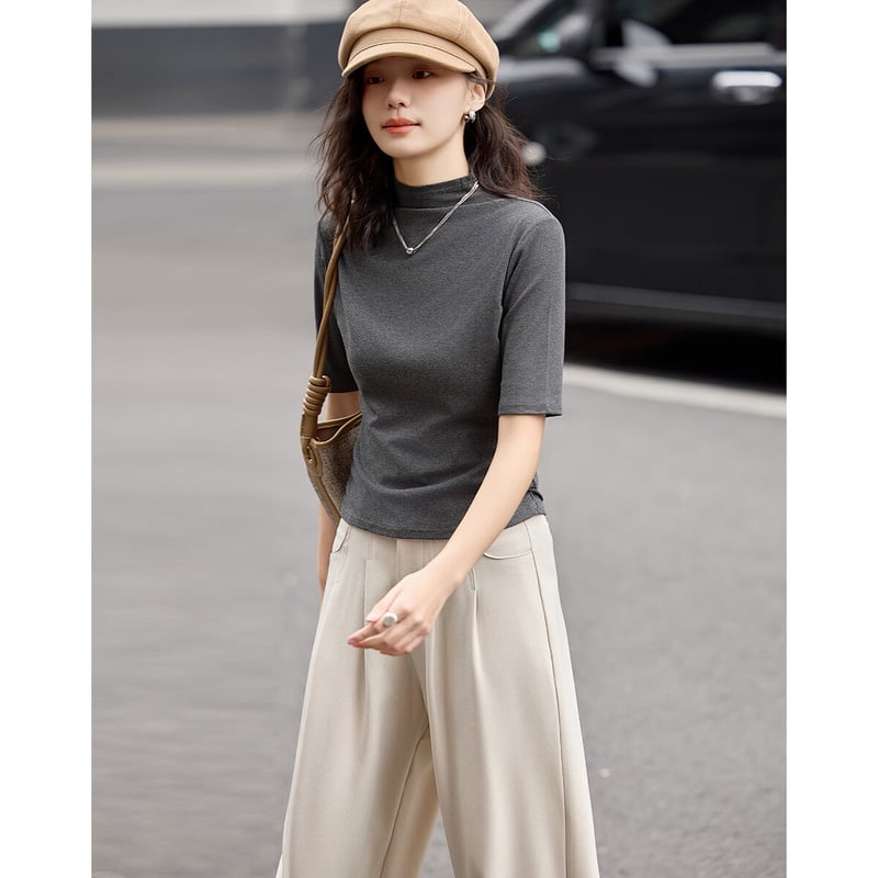 Dme Mid-Sleeve T-Shirt for Women