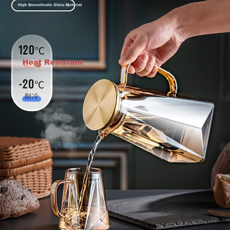 FANKAQI Glass Cup Set - High-Temperature Resistant
