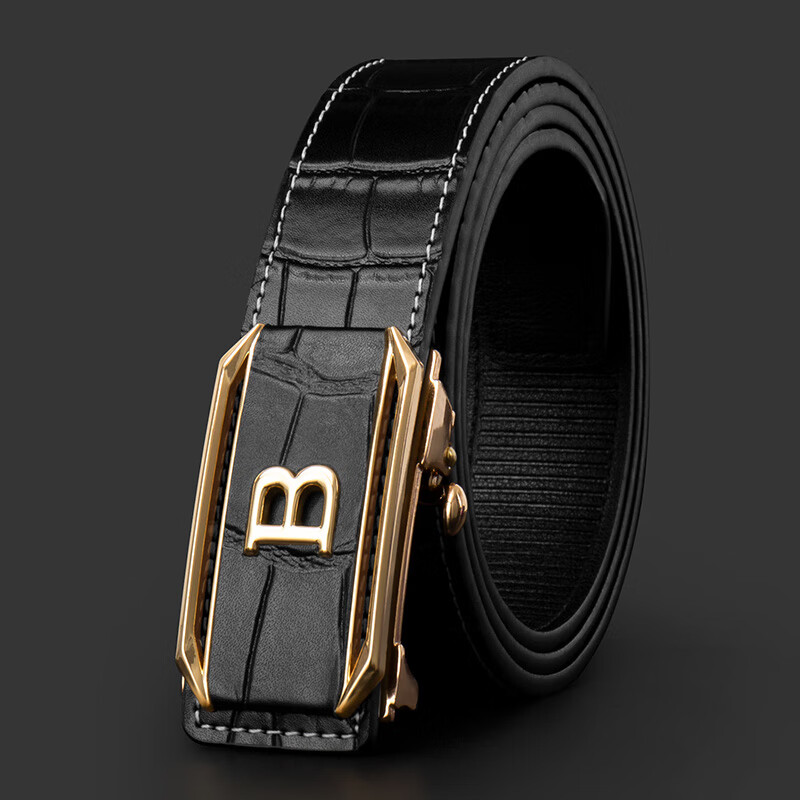 COW Men's Toothless Automatic Buckle Belt