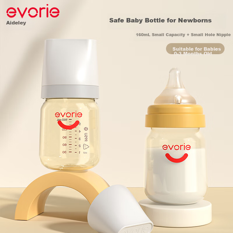 Evorie Baby Bottle - Wide Neck PPSU for Newborns