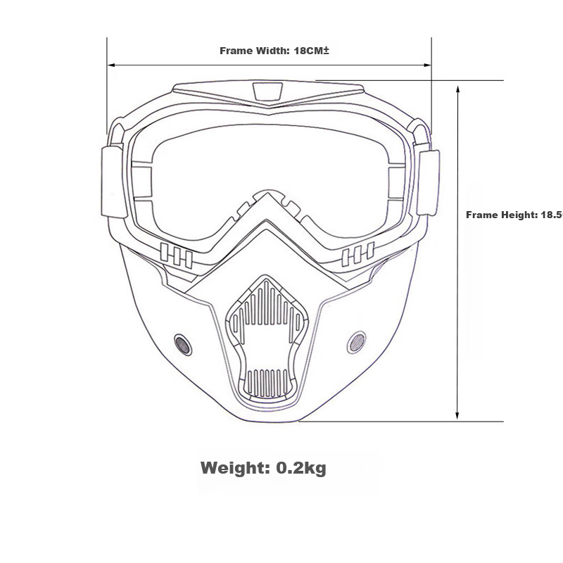 Baixiaoshe Magnetic Polarized Sunglasses [1 Frame + 5 Lenses] Unisex TR90