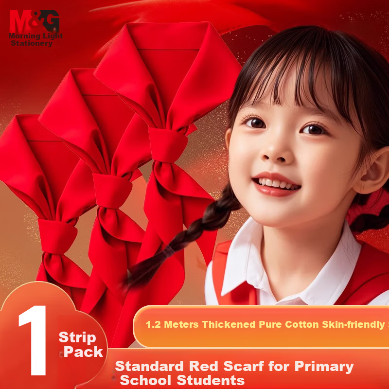 M&G Red Scarf for Primary School
